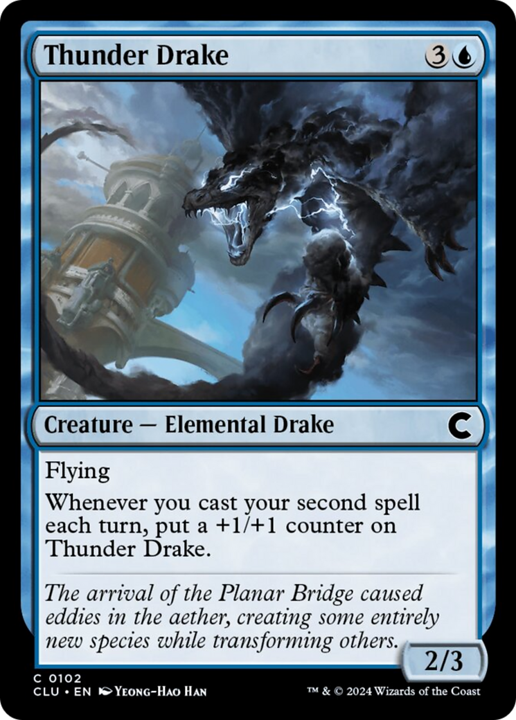 Thunder Drake [Ravnica: Clue Edition] | Grognard Games