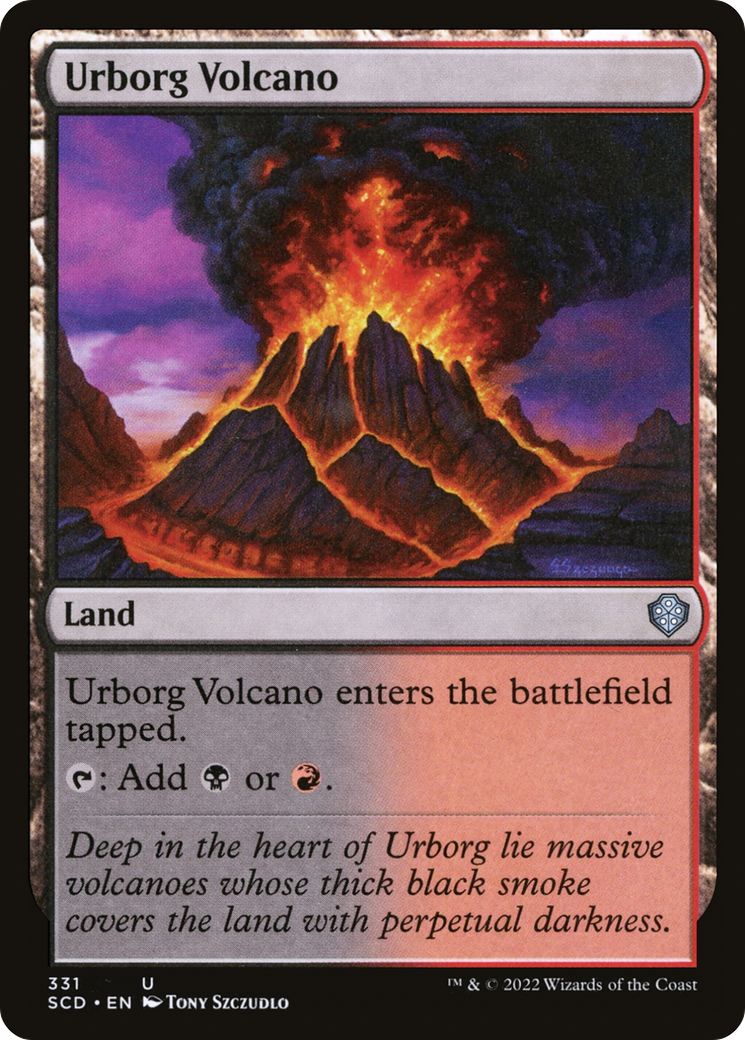 Urborg Volcano [Starter Commander Decks] | Grognard Games