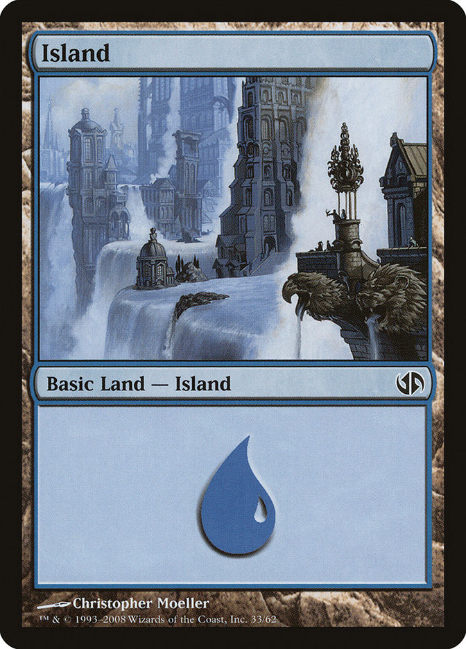 Island (33) [Duel Decks: Jace vs. Chandra] | Grognard Games