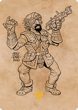 Jan Jansen, Chaos Crafter Art Card (Gold-Stamped) [Commander Legends: Battle for Baldur's Gate Art Series] | Grognard Games