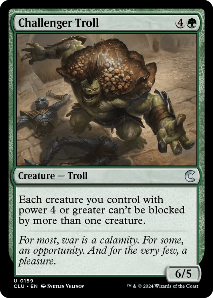 Challenger Troll [Ravnica: Clue Edition] | Grognard Games