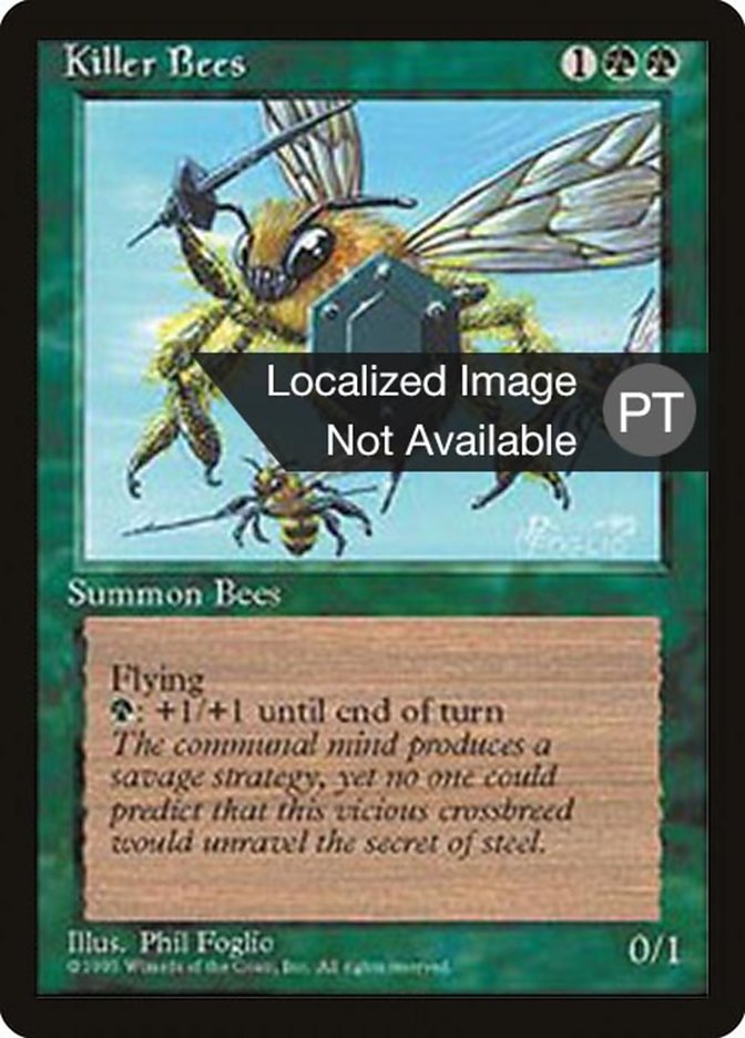 Killer Bees [Fourth Edition (Foreign Black Border)] | Grognard Games