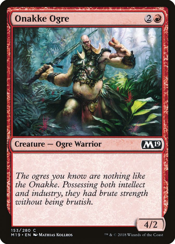 Onakke Ogre [Core Set 2019] | Grognard Games