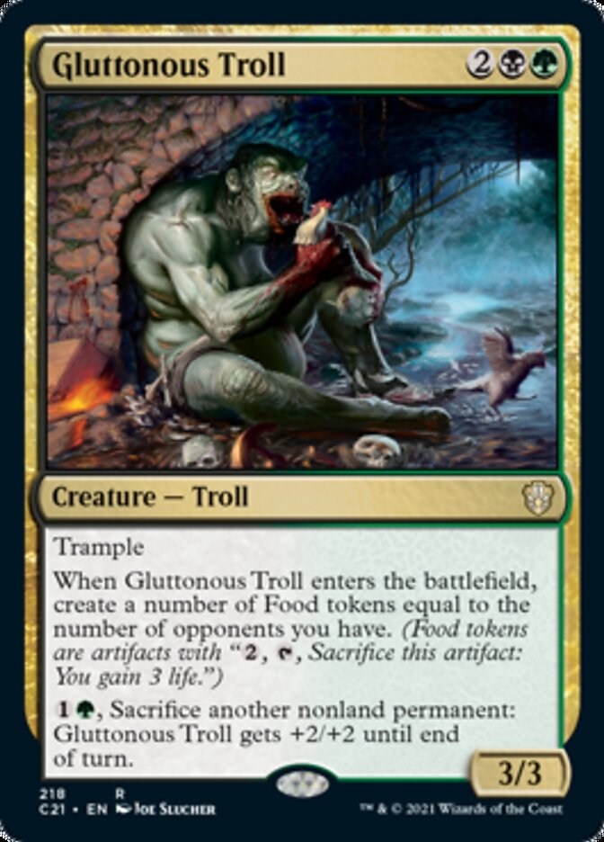 Gluttonous Troll [Commander 2021] | Grognard Games