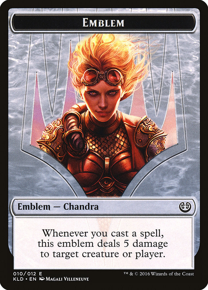 Chandra, Torch of Defiance Emblem [Kaladesh Tokens] | Grognard Games