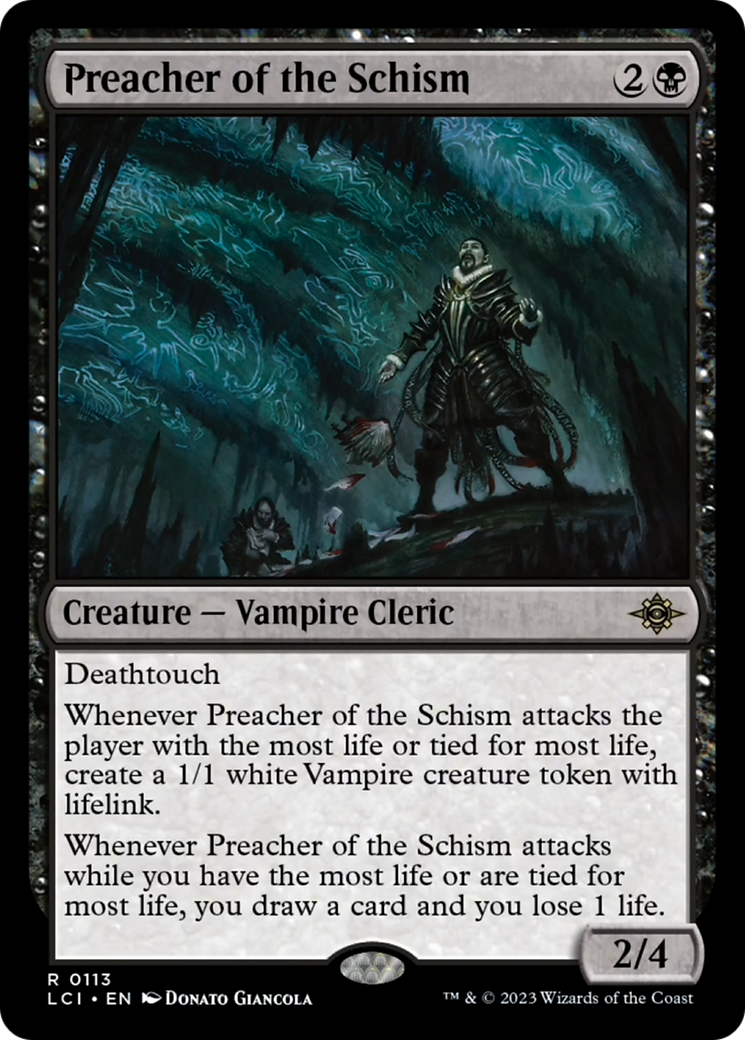 Preacher of the Schism (Extended Art) [The Lost Caverns of Ixalan] | Grognard Games