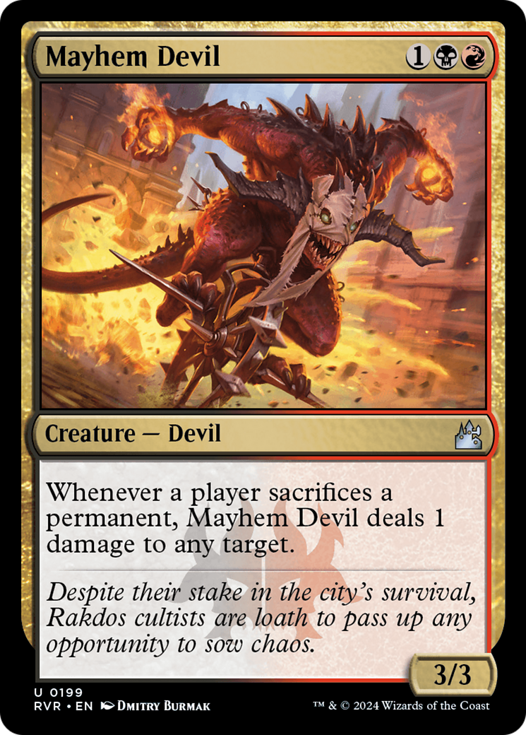 Mayhem Devil [Ravnica Remastered] | Grognard Games