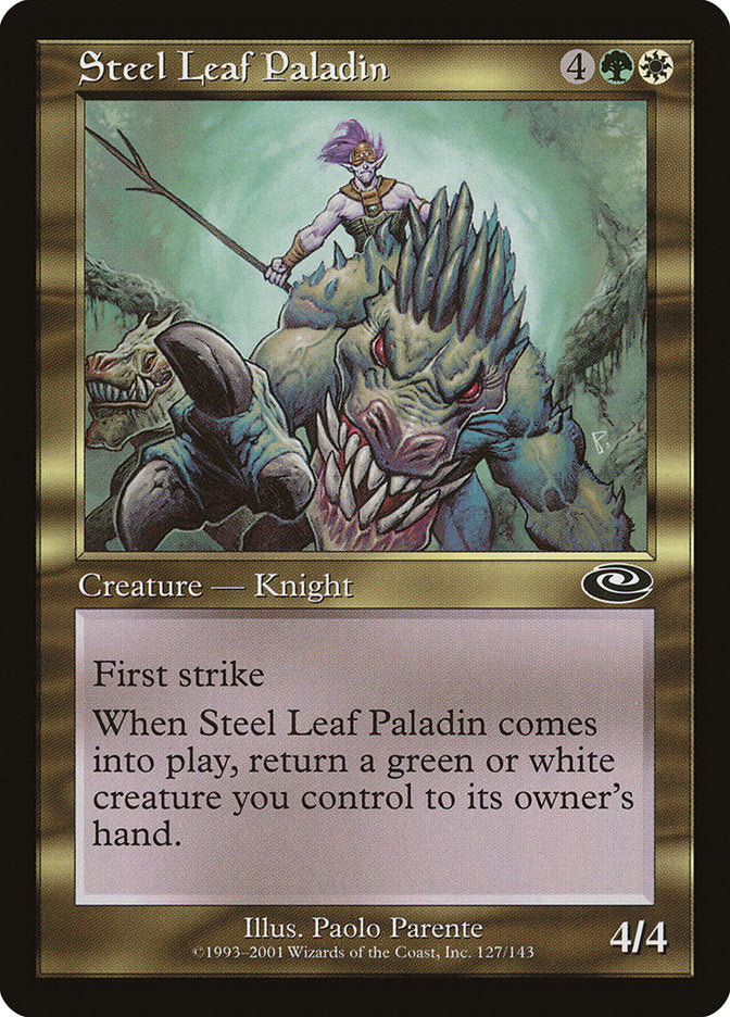 Steel Leaf Paladin [Planeshift] | Grognard Games