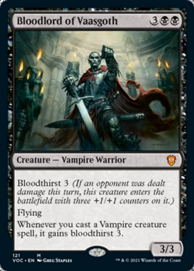 Bloodlord of Vaasgoth [Innistrad: Crimson Vow Commander] | Grognard Games