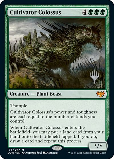 Cultivator Colossus (Promo Pack) [Innistrad: Crimson Vow Promos] | Grognard Games