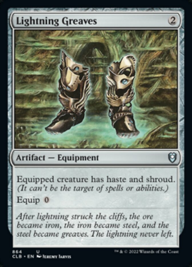 Lightning Greaves [Commander Legends: Battle for Baldur's Gate] | Grognard Games