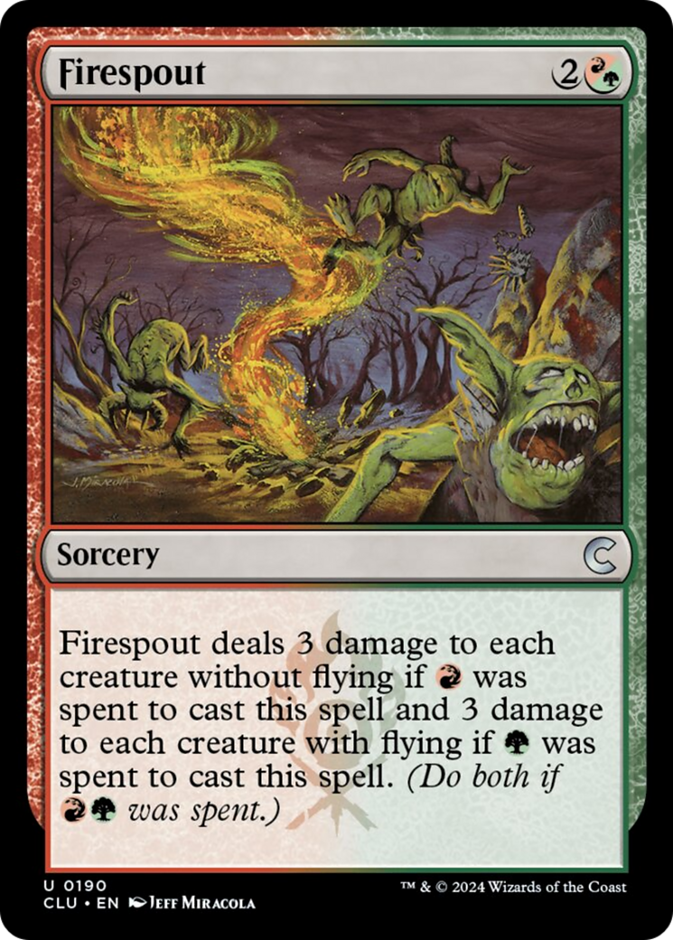 Firespout [Ravnica: Clue Edition] | Grognard Games