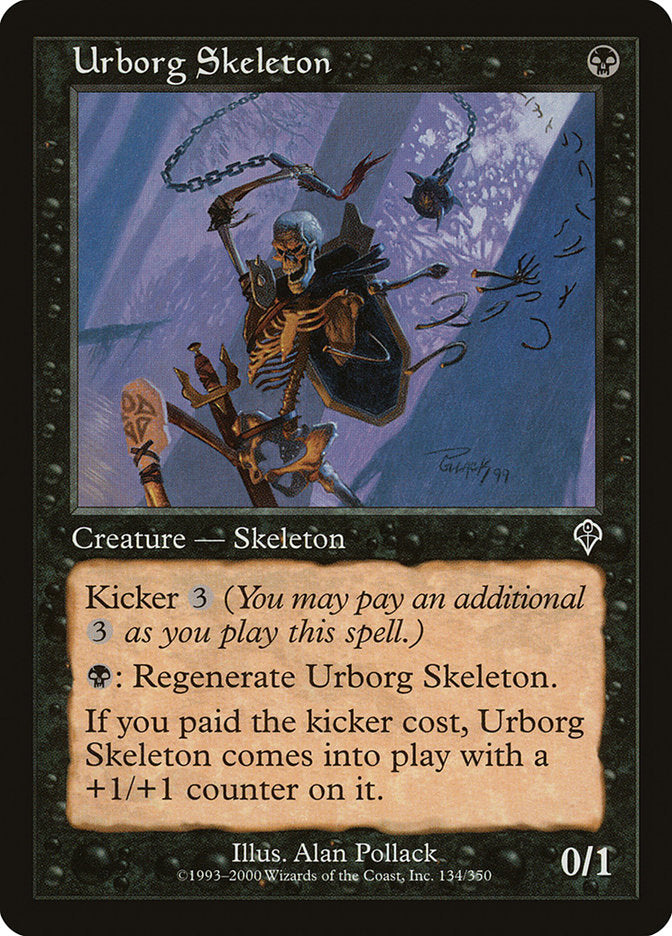 Urborg Skeleton [Invasion] | Grognard Games