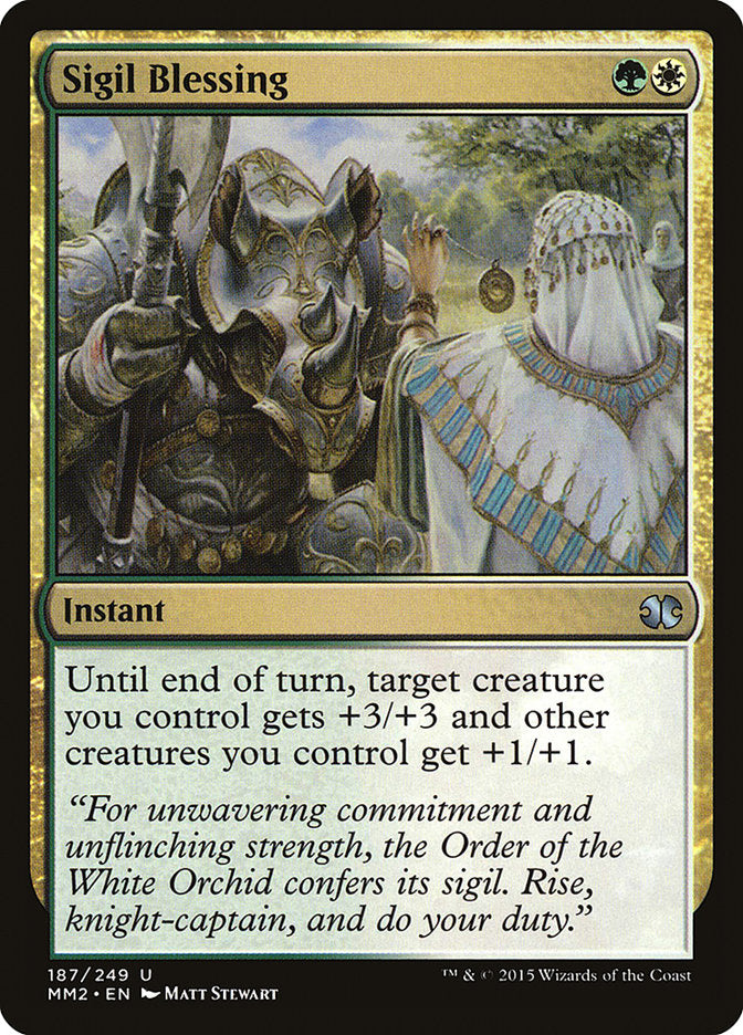 Sigil Blessing [Modern Masters 2015] | Grognard Games