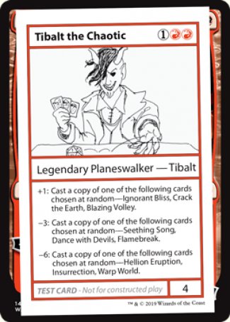 Tibalt the Chaotic (2021 Edition) [Mystery Booster Playtest Cards] | Grognard Games