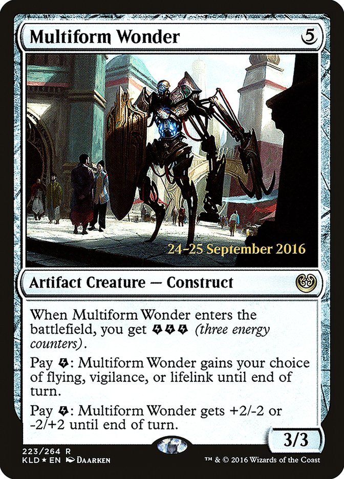 Multiform Wonder  [Kaladesh Prerelease Promos] | Grognard Games