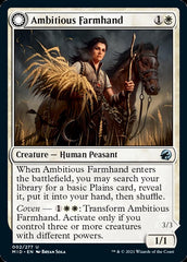 Ambitious Farmhand // Seasoned Cathar [Innistrad: Midnight Hunt] | Grognard Games