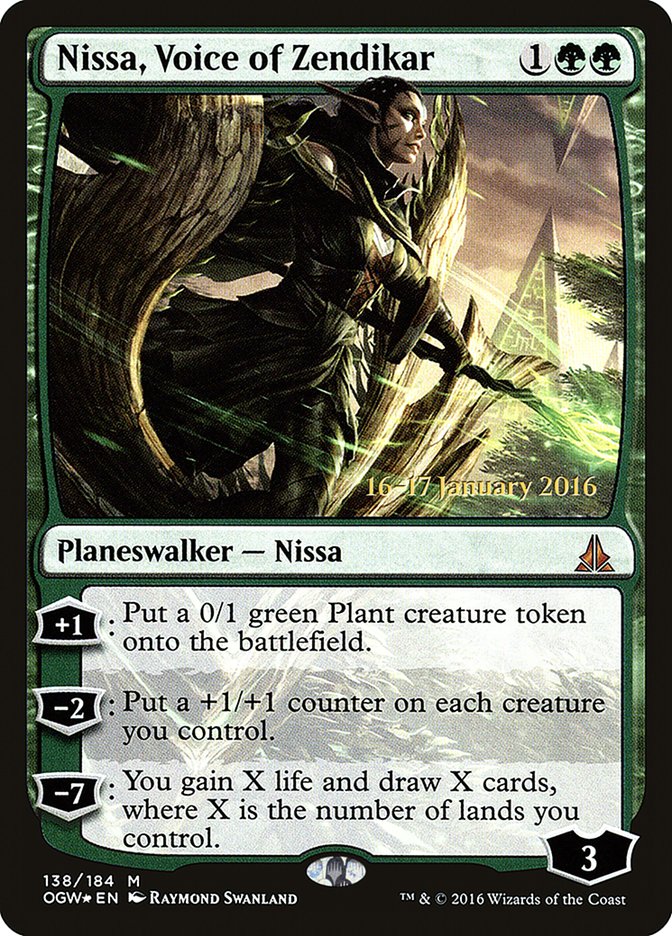 Nissa, Voice of Zendikar [Oath of the Gatewatch Prerelease Promos] | Grognard Games