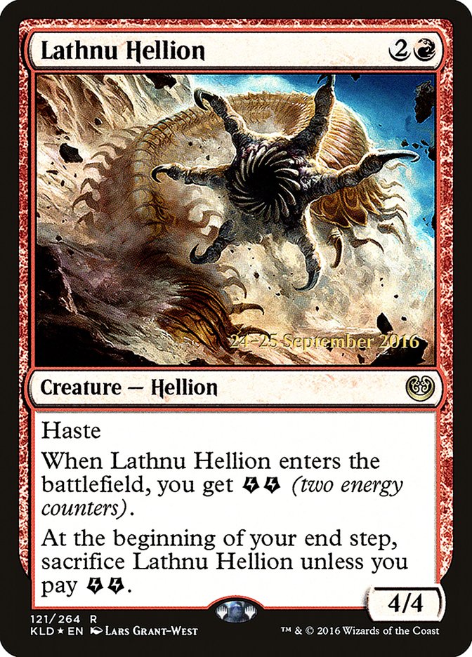 Lathnu Hellion  [Kaladesh Prerelease Promos] | Grognard Games