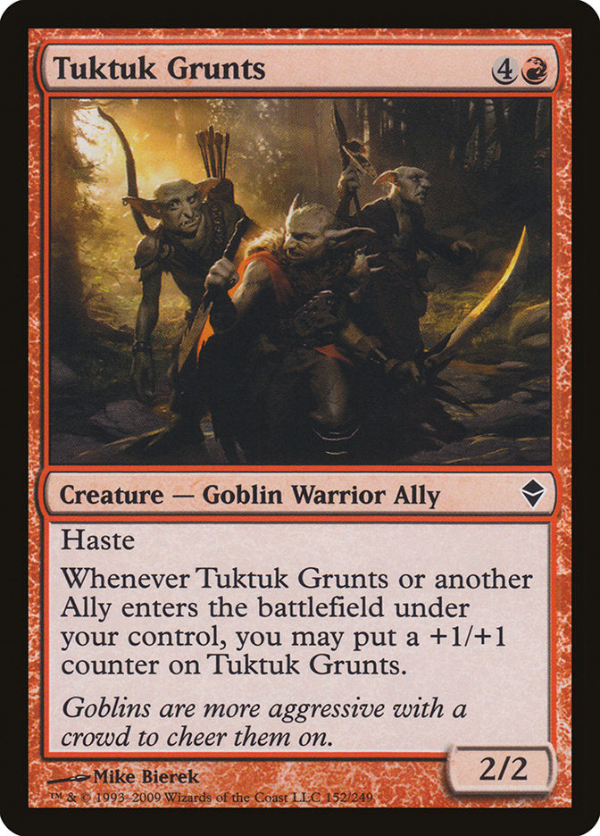 Tuktuk Grunts [Zendikar] | Grognard Games