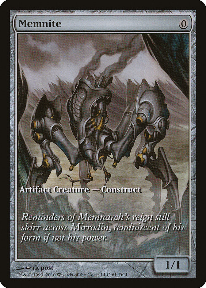 Memnite (Game Day) (Extended) [Scars of Mirrodin Promos] | Grognard Games
