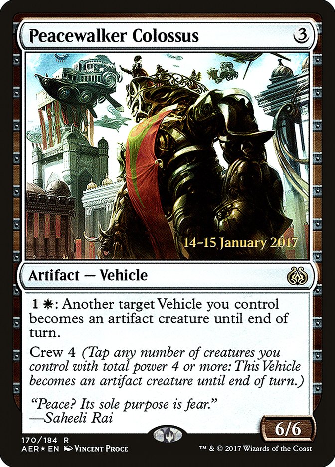 Peacewalker Colossus  [Aether Revolt Prerelease Promos] | Grognard Games