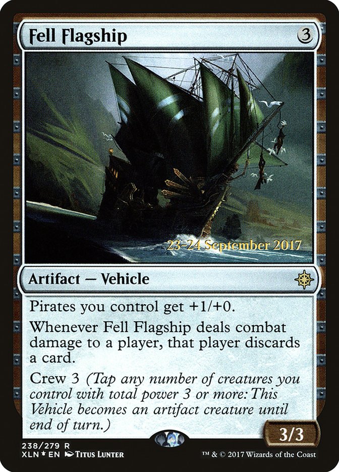 Fell Flagship  [Ixalan Prerelease Promos] | Grognard Games