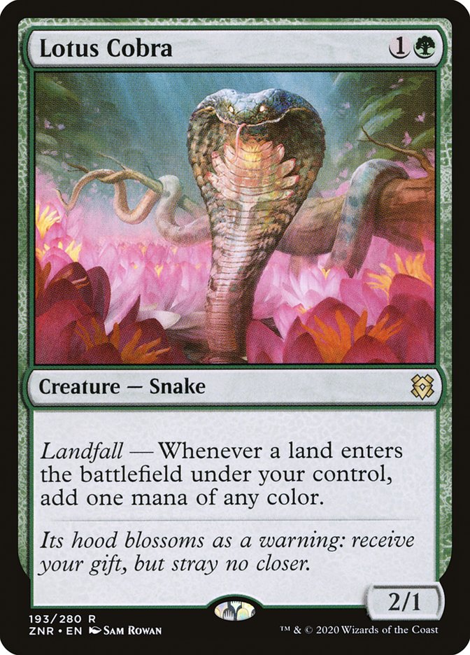 Lotus Cobra [Zendikar Rising] | Grognard Games