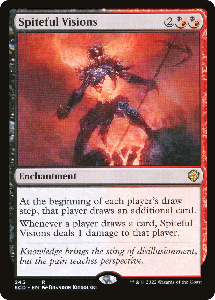 Spiteful Visions [Starter Commander Decks] | Grognard Games