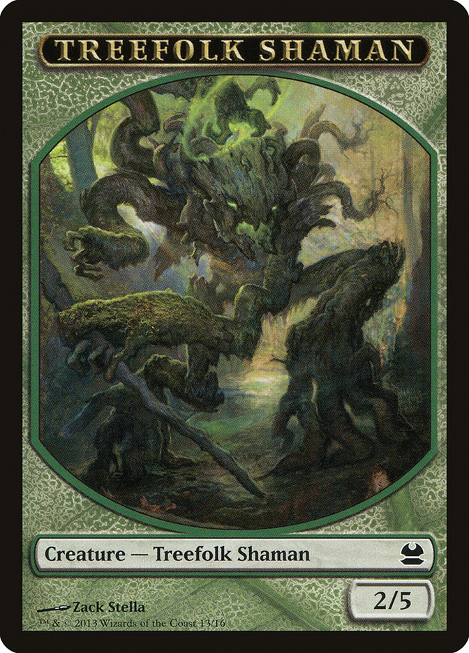 Treefolk Shaman [Modern Masters Tokens] | Grognard Games