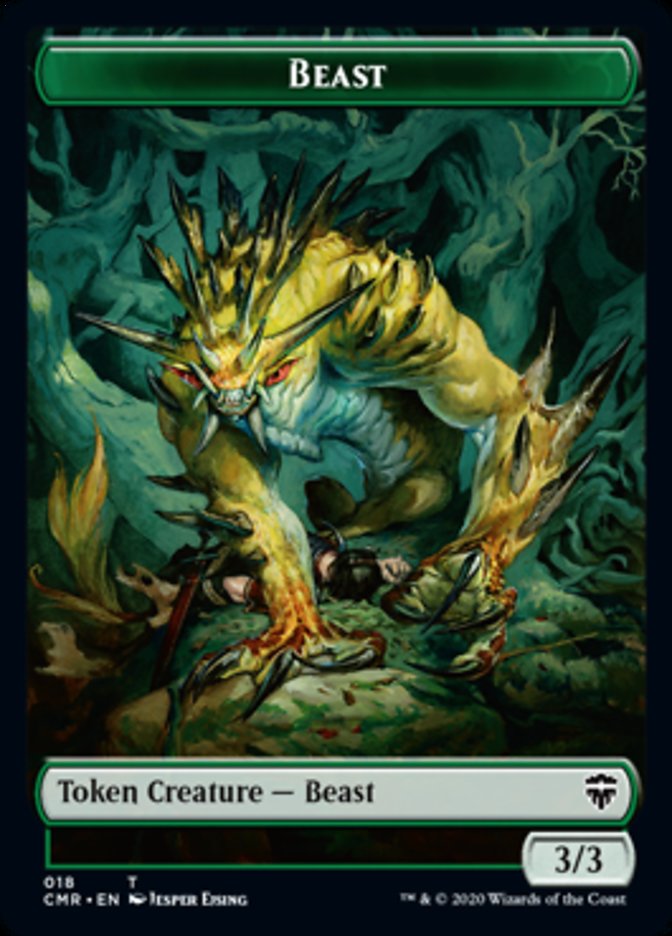 Beast (18) // Beast Token (19) [Commander Legends Tokens] | Grognard Games