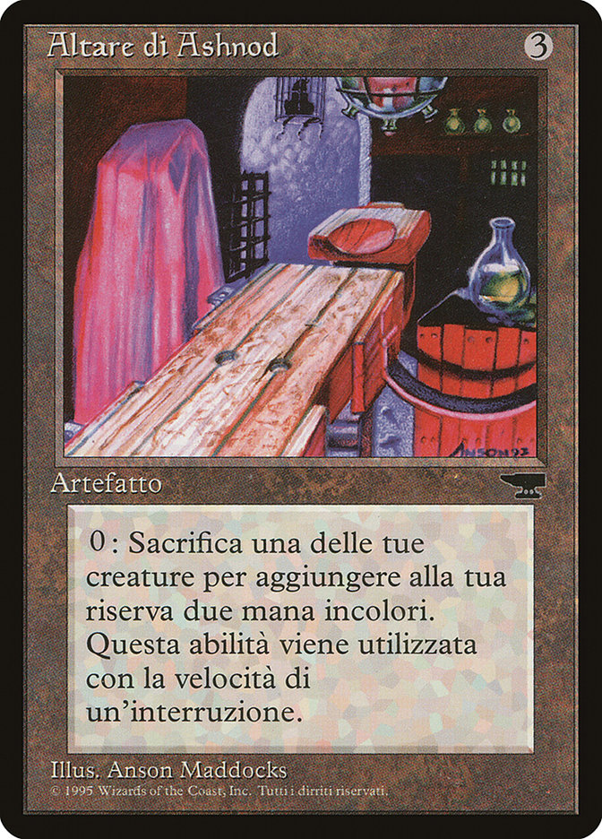 Ashnod's Altar (Italian) - "Altare di Ashnod" [Rinascimento] | Grognard Games