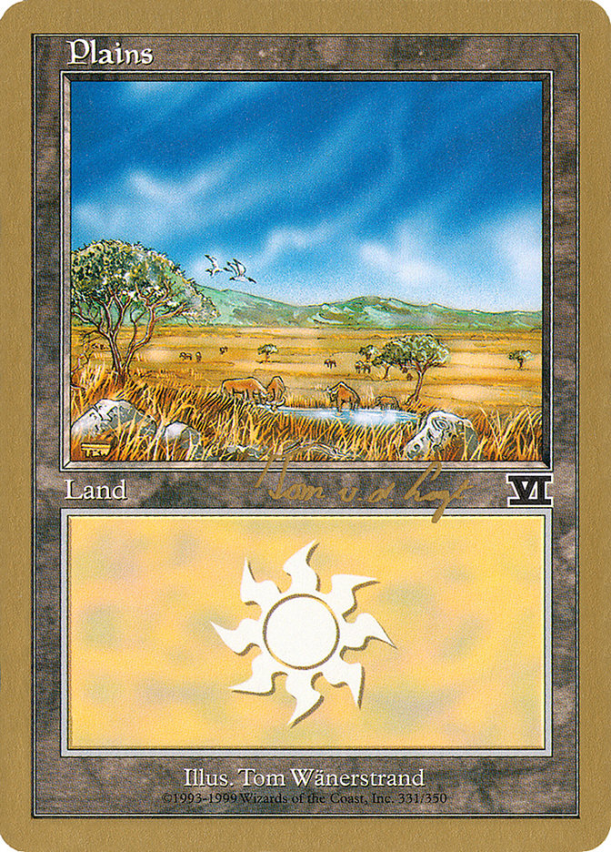 Plains (tvdl331) (Tom van de Logt) [World Championship Decks 2000] | Grognard Games