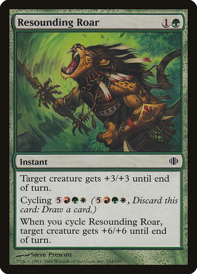 Resounding Roar [Shards of Alara] | Grognard Games