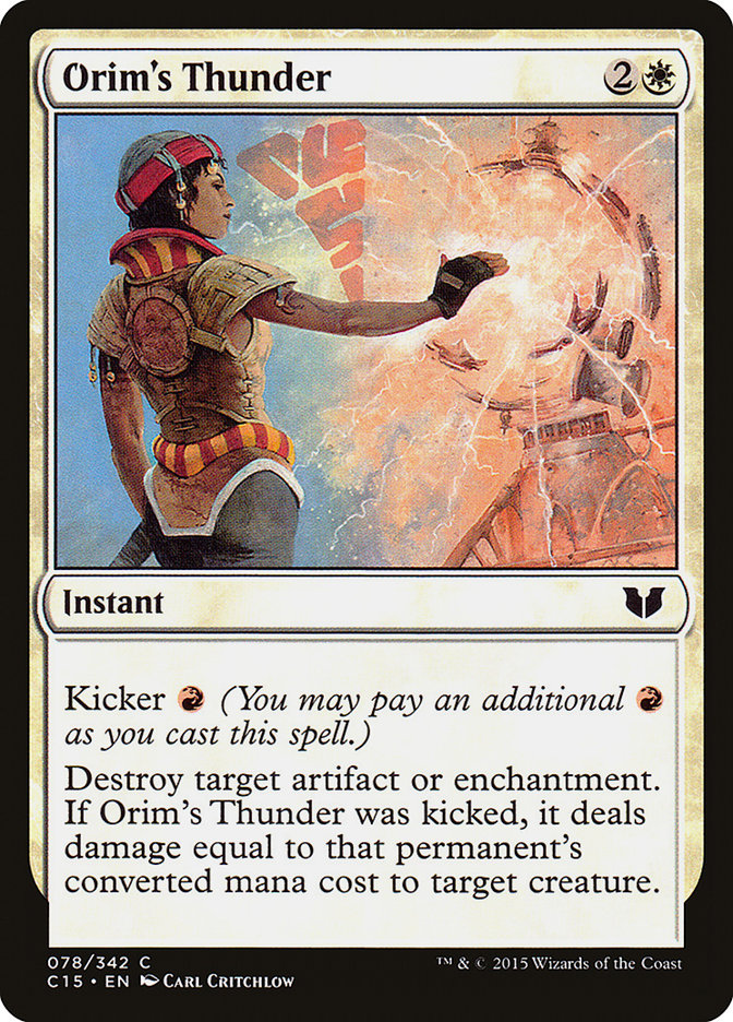 Orim's Thunder [Commander 2015] | Grognard Games
