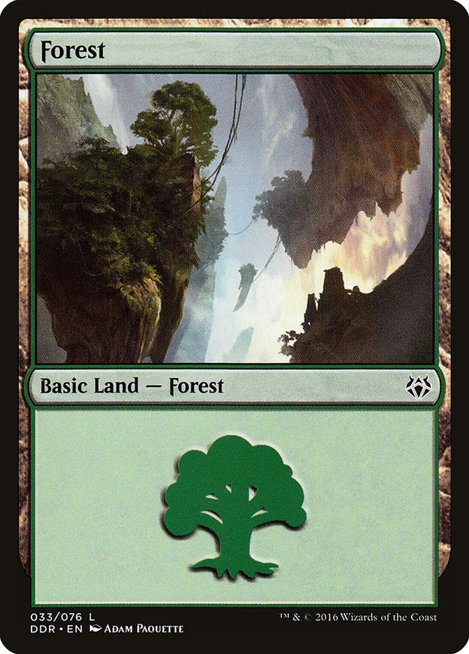 Forest (33) [Duel Decks: Nissa vs. Ob Nixilis] | Grognard Games