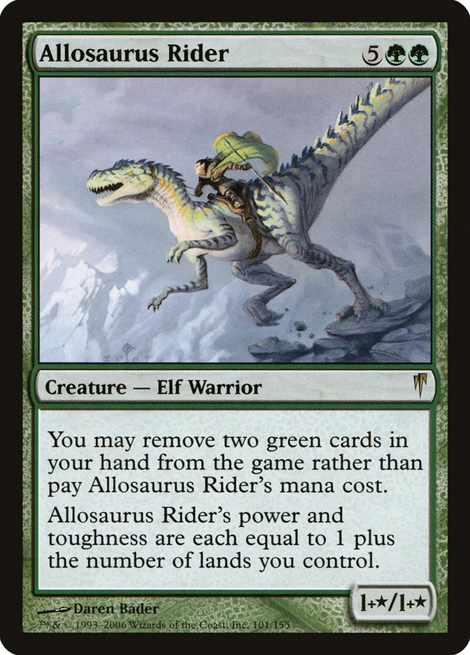 Allosaurus Rider [Coldsnap] | Grognard Games