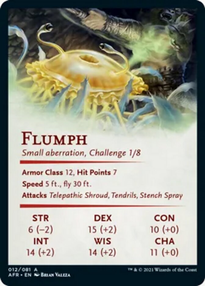 Flumph Art Card [Dungeons & Dragons: Adventures in the Forgotten Realms Art Series] | Grognard Games