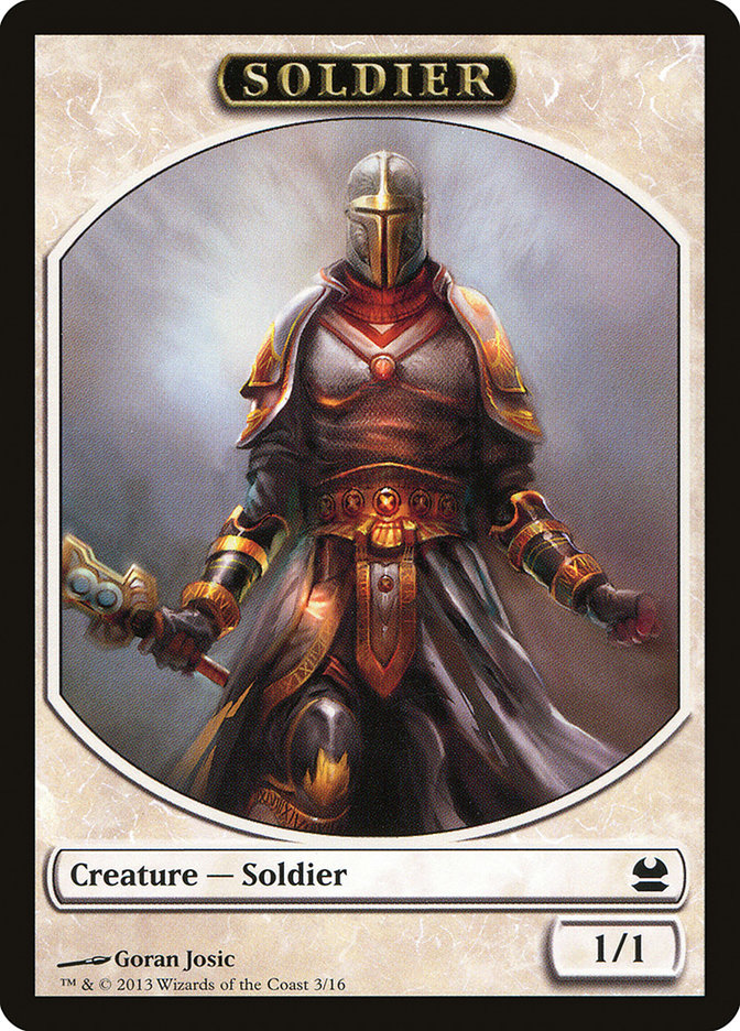Soldier [Modern Masters Tokens] | Grognard Games