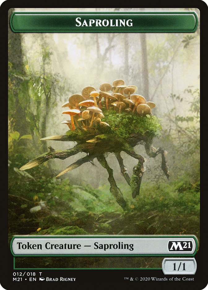 Saproling [Core Set 2021 Tokens] | Grognard Games