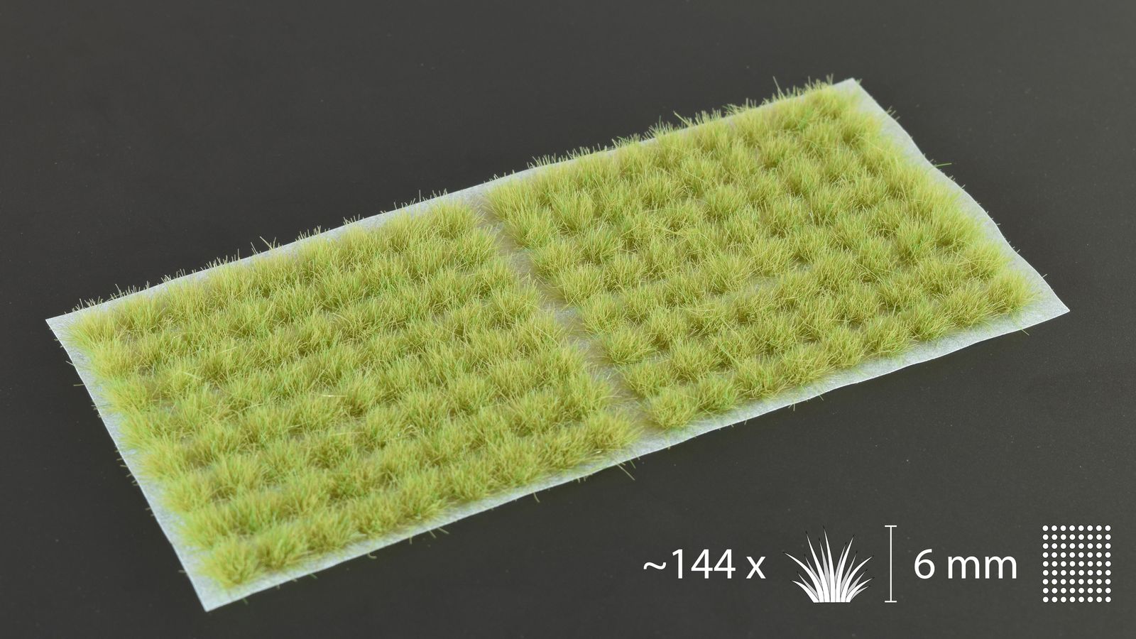 Gamers Grass: Light Green small Tufts (6mm) | Grognard Games