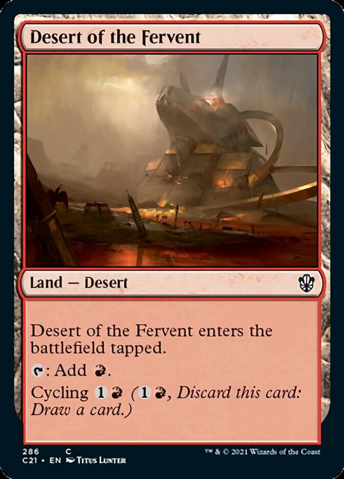 Desert of the Fervent [Commander 2021] | Grognard Games