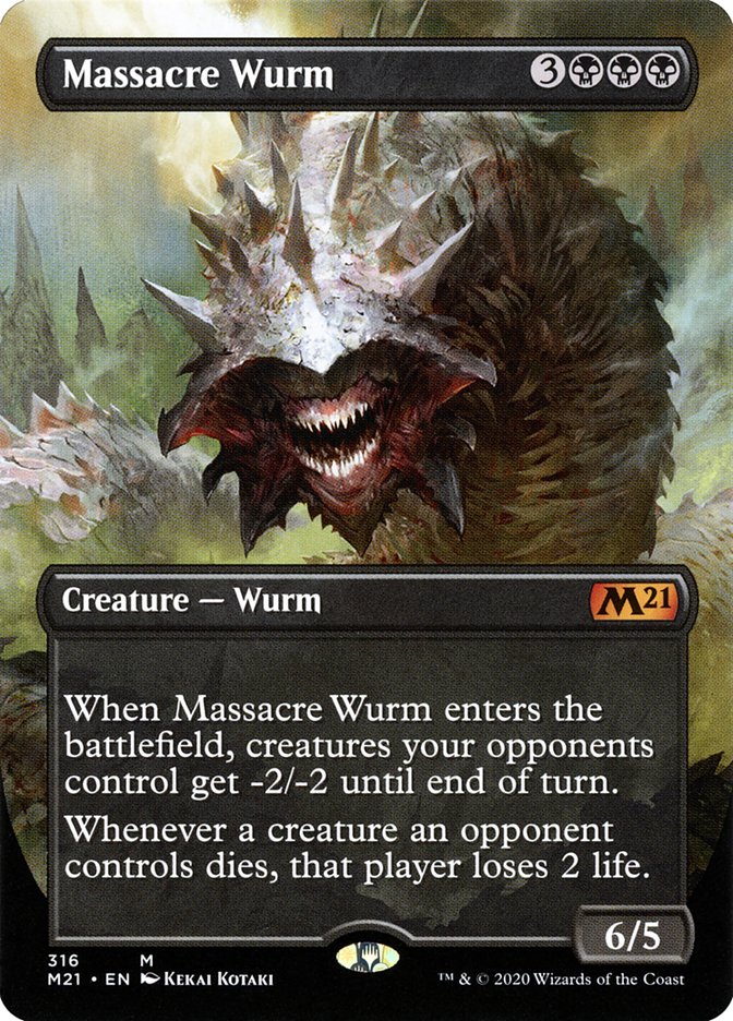 Massacre Wurm (Extended) [Core Set 2021] | Grognard Games