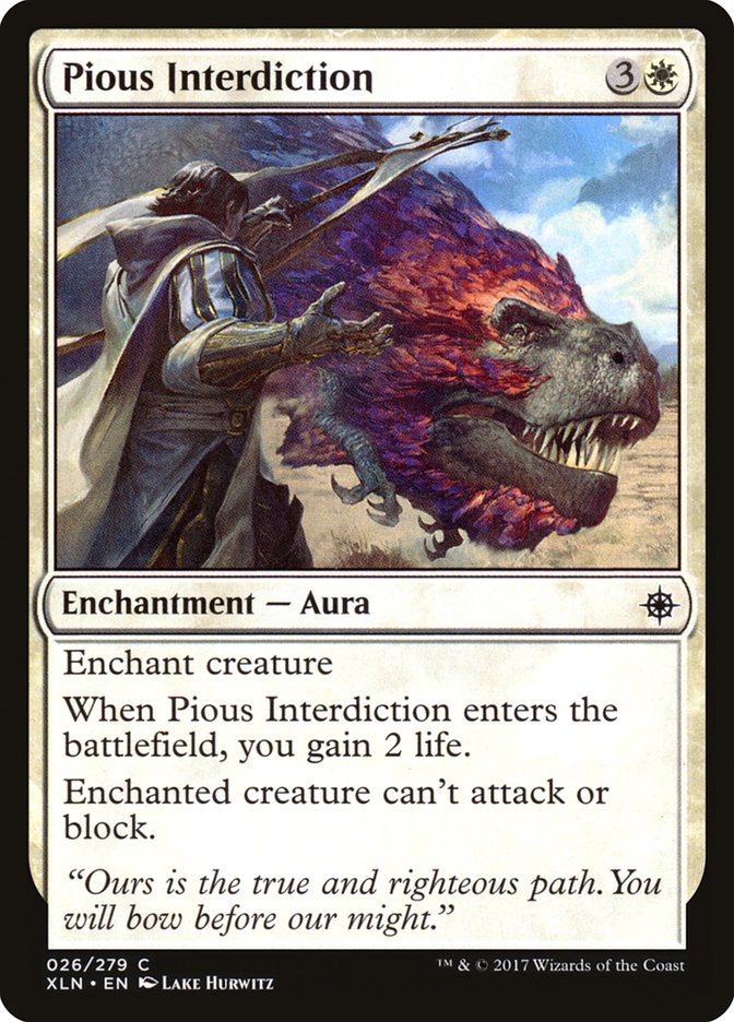 Pious Interdiction [Ixalan] | Grognard Games