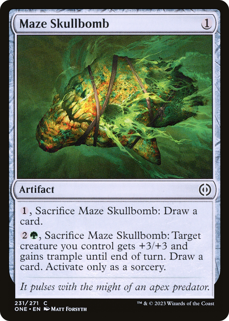 Maze Skullbomb [Phyrexia: All Will Be One] | Grognard Games