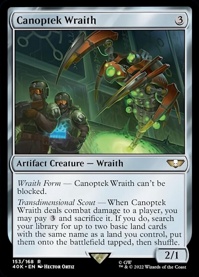Canoptek Wraith (Surge Foil) [Universes Beyond: Warhammer 40,000] | Grognard Games
