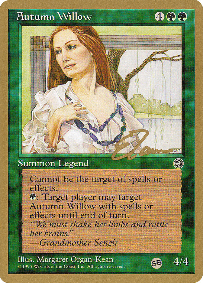 Autumn Willow (Eric Tam) (SB) [Pro Tour Collector Set] | Grognard Games