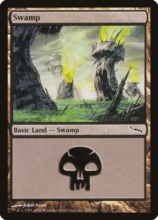 Swamp (298) [Mirrodin] | Grognard Games