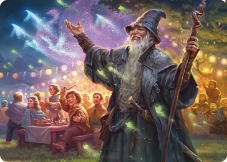 Gandalf, Friend of the Shire Art Card [The Lord of the Rings: Tales of Middle-earth Art Series] | Grognard Games