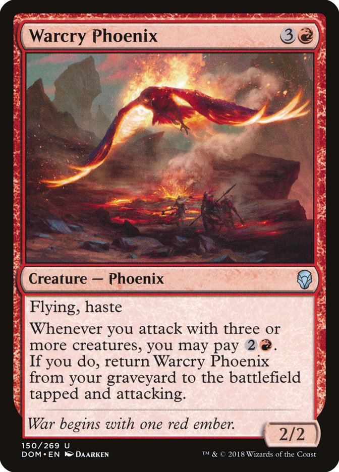 Warcry Phoenix [Dominaria] | Grognard Games